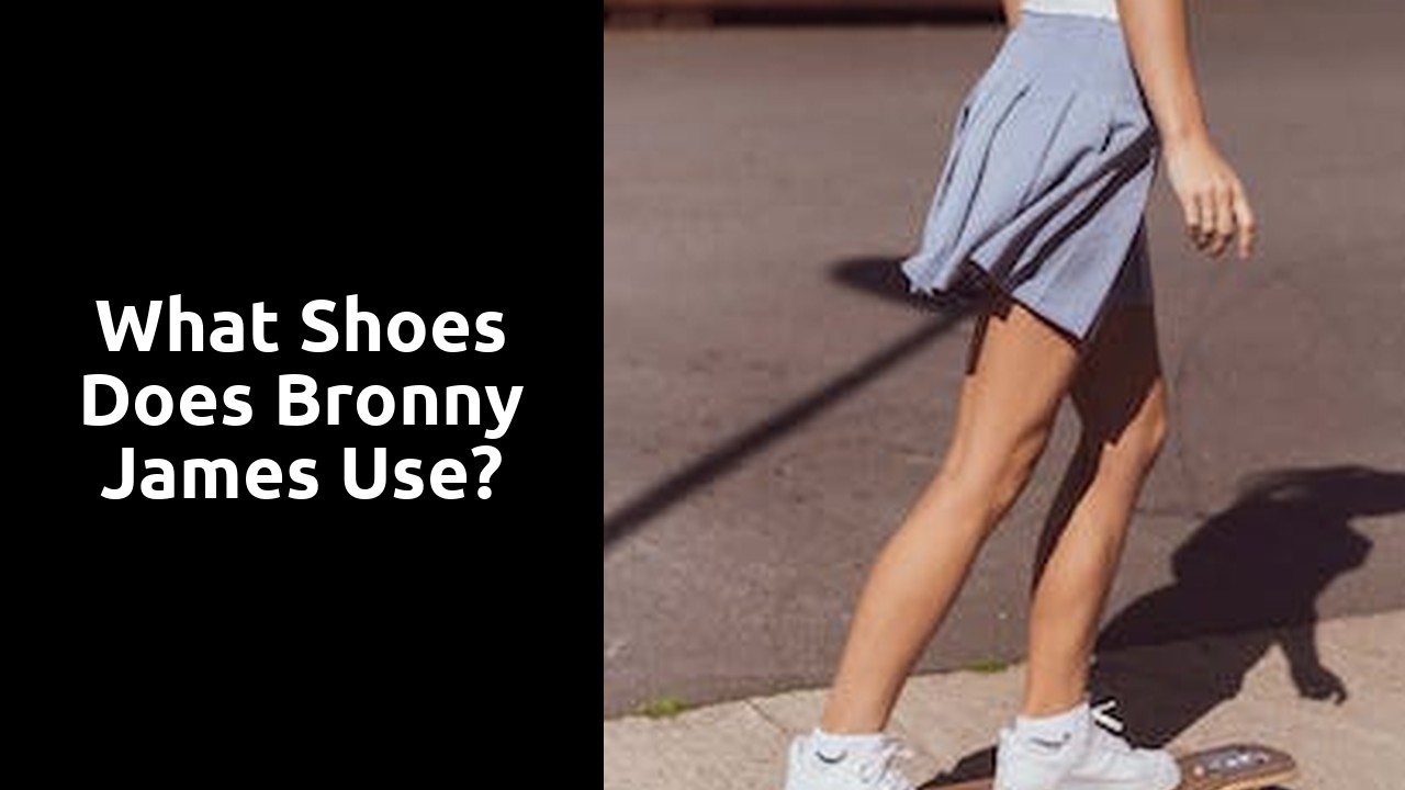 What shoes does bronny James use?